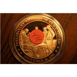 u.s history solid bronze medal