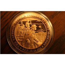 u.s history solid bronze medal
