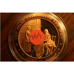 u.s history solid bronze medal