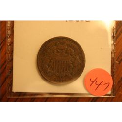 1866 two cent piece