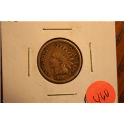 1860 indian cent