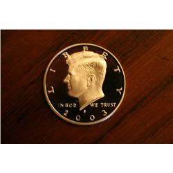 proof 2003s kennedy half dollar