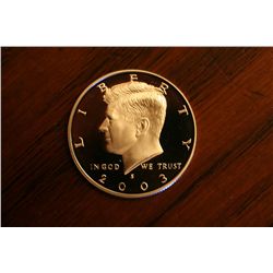 proof 2003s kennedy half dollar