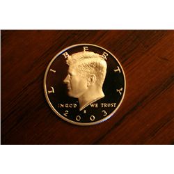 proof 2003s kennedy half dollar