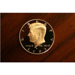 proof 2003s kennedy half dollar