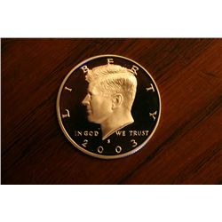 proof 2003s kennedy half dollar