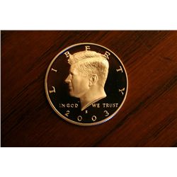 proof 2003s kennedy half dollar