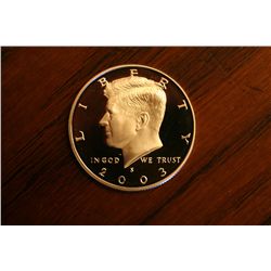 proof 2003s kennedy half dollar