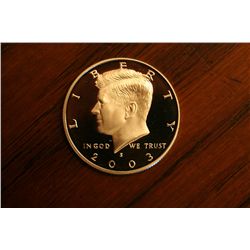 proof 2003s kennedy half dollar
