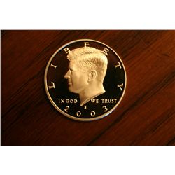 proof 2003s kennedy half dollar