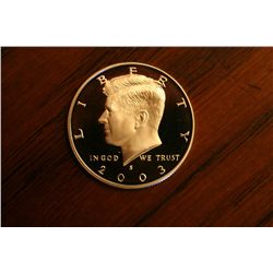 proof 2003s kennedy half dollar