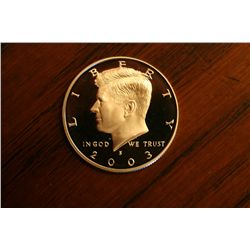 proof 2003s kennedy half dollar