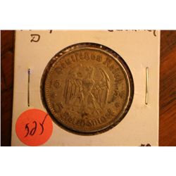 1934d 5 marks silver coin