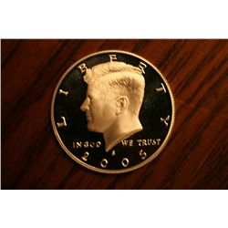 proof 2005s kennedy half dollar