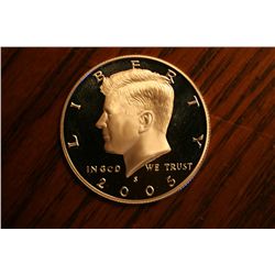 proof 2005s kennedy half dollar