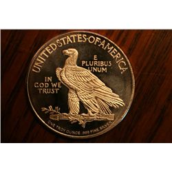 indian chief .999 troy ounce bu coin