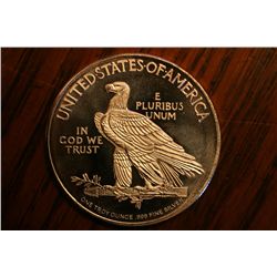indian chief .999 troy ounce bu coin