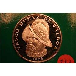 1978 one balboa proof coin .925