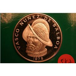 1978 one balboa proof coin .925