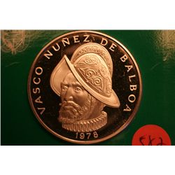 1977 one balboa proof coin .925