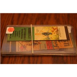 3 vintage matchbook covers