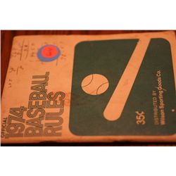 1974 baseball rules