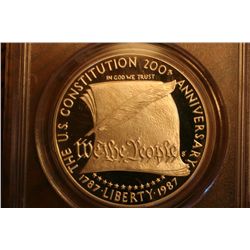 1887-s pcgs pr69dcam constitution coin