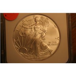 2010 ms69 ngc silver eagle