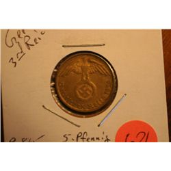 1938d 5-pfennig
