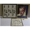 Image 1 : A FRAMED MBC BING CROSBY PRINT, A UNFRAMED BING CROSBY PORTRAIT BY NICO, TOGETHER WITH A FRAMED COLO