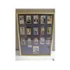 Image 1 : A FRAMED SET OF CIGARETTE CARDS, (VARIOUS STARS).