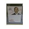 Image 1 : A FRAMED ADVERTISING POSTER "GENERAL ELECTRIC F.M. RADIO", PICTURING BING CROSBY.