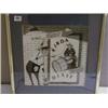 Image 1 : A FRAMED BLACK & WHITE COLLAGE, "BING CROSBY KINDA DIXIE".