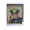Image 1 : A FRAMED OIL PAINTING ON BOARD, "PORTRAIT OF BING CROSBY", SIGNED.