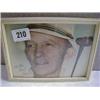 Image 1 : A FRAMED COLOUR PHOTOGRAPH, BING CROSBY PLAYING GOLF, SIGNED "ALL THE BEST BING".