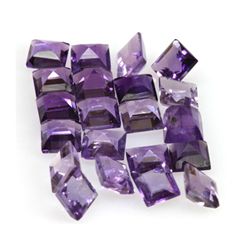 Natural Amethyst 6.95 ctw Square Cut