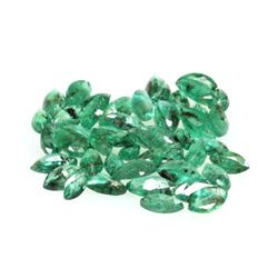 Natural Mix Sized Emerald Pear Cut 4.12 ctw 2x4&2.5x5mm