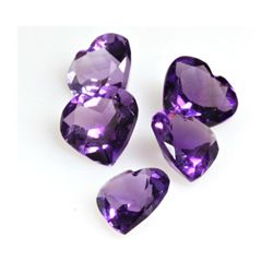 Natural Amethyst 4.33 ctw Heart shape