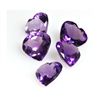 Image 1 : Natural Amethyst 4.33 ctw Heart shape