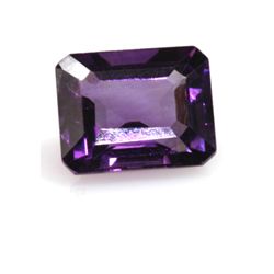 Natural Amethyst Gems 4.89 ctw Emerald Cut