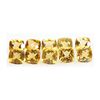 Image 1 : Natural Citrine 8.69 ctw Cushion Cut 6x6mm
