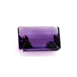 Natural Amethyst Gems 5.40 ctw Emerald Cut