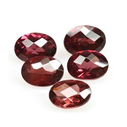 Natural Rhodolite Garnet 5.0 ctw 7x5mm Oval