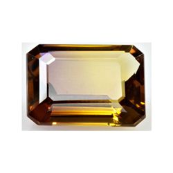 Natural Amethyst Bi-color 20.50 ctw Emerald Cut