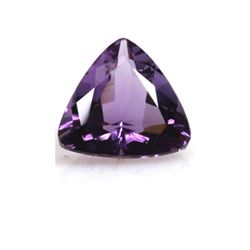 Natural Amethyst Gems 6.76 ctw Trillion Cut