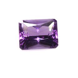 Natural Amethyst 3.31 Emerald Cut
