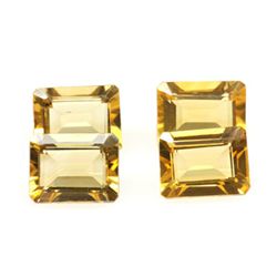 Natural Citrine 6.16 ctw 8x6mm Emerald Cut