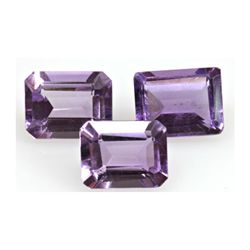 Natural Amethyst 6.06 ctw Emerald Cut