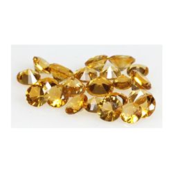 Natural Citrine 5.62 ctw Round cut 3 to 5 mm