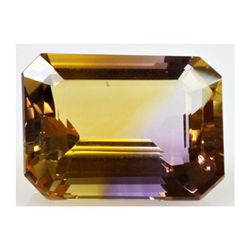 Natural Amethyst Bi-color 20.95 ctw Emerald Cut